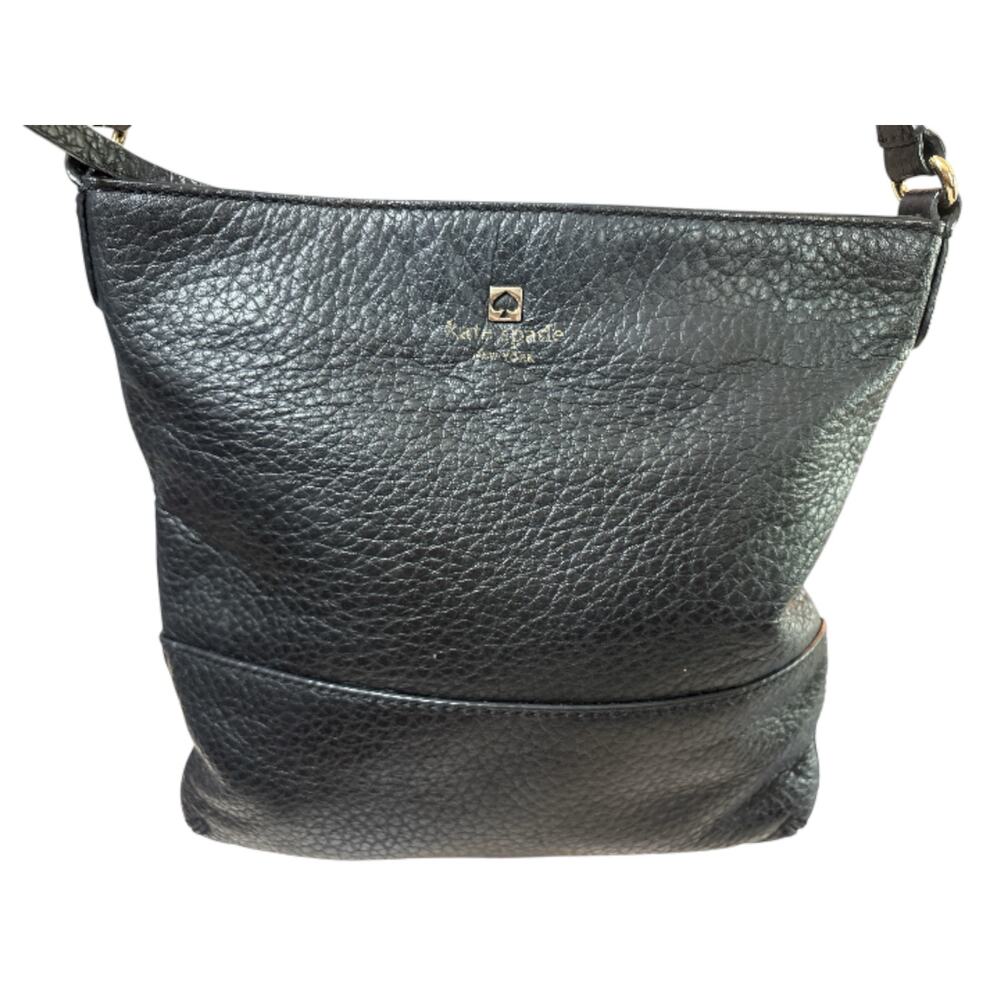 Kate Spade Black Pebbled Leather Crossbody